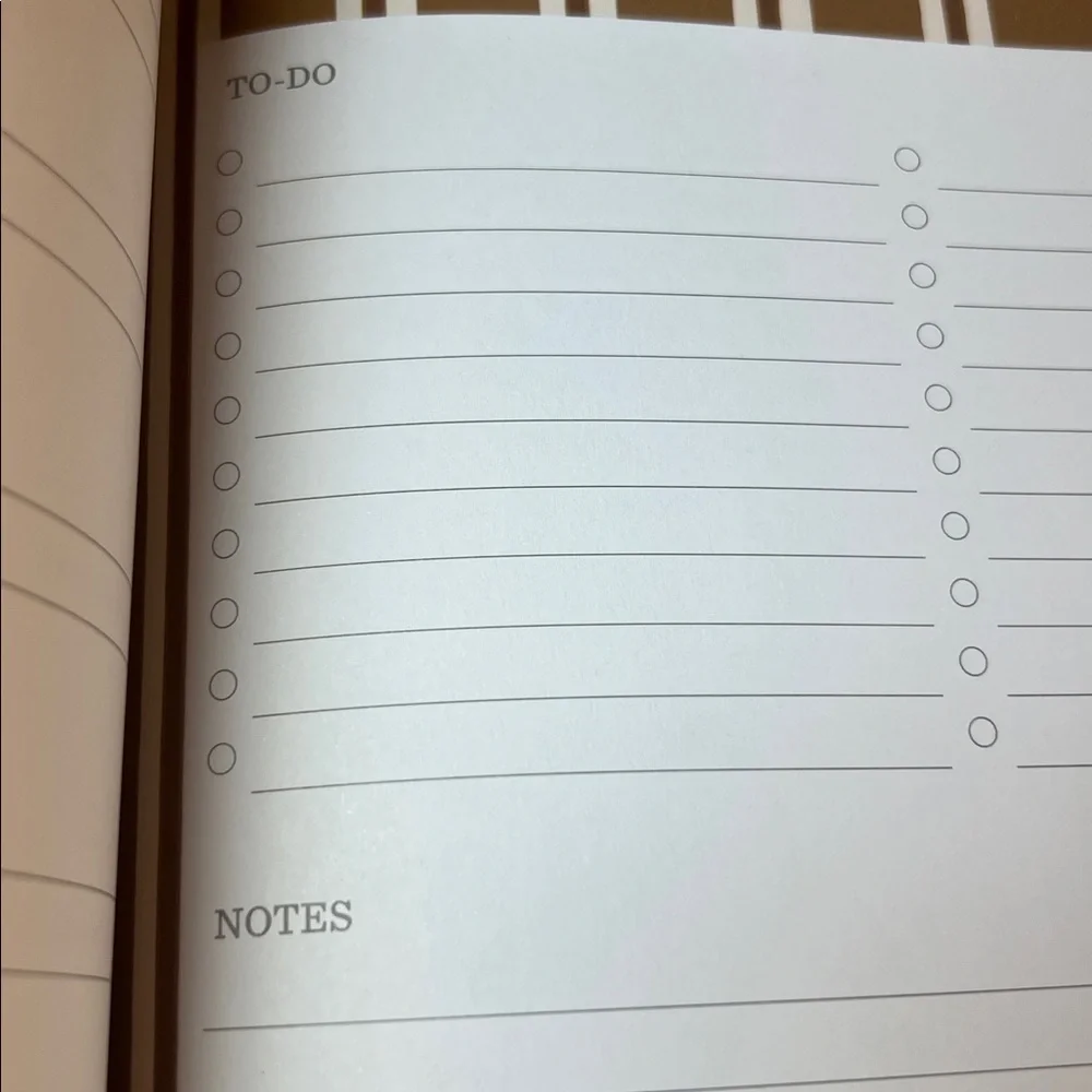 NWT Fringe 2025-2026 Rust Plaid Planner 07/25-12/26